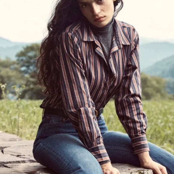 REMIS TOP -- HUDSON STRIPE - Picture 1 of 8
